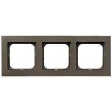 Рамка 3-я горизонтальная Шоколад Ospel Sonata
