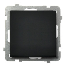 Выключатель 1-й без рамки Ospel Sonata Черный