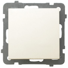 Выключатель одинарный без рамки Ospel AS Крем