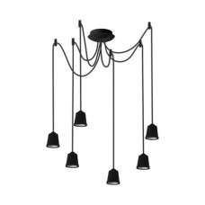Подвесной светильник ERKA 626 потолочный 2м черный 6xЕ27