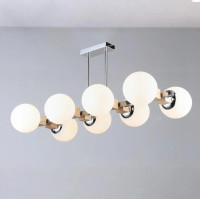 люстра Valeso на вісім сферичних плафонів під лампу Е27 хром IP20 B NQ6625/8 CR
