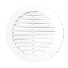 Вентиляционная решетка с фланцем и пружинным креплением круглая д.180хд.150мм