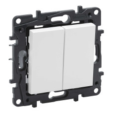 Выключатель Niloe Step белый 2-кл проходной Legrand ( 863108 )