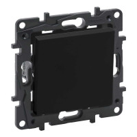 Выключатель Niloe Step черный 1-кл промежуточный Legrand ( 863507 )