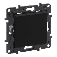 Выключатель Niloe Step черный 1-кл промежуточный Legrand ( 863507 )