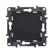 Вимикач кнопка Niloe Step чорна 1-кл Legrand ( 863509 )