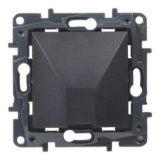 Вывод кабеля с фиксатором Niloe Step черный Legrand (863529)