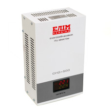 Стабилизатор напряжения сервоприводной СНО-500, однофазный, переносной ELIM