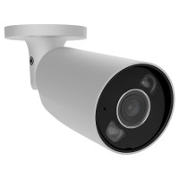 Проводная охранная IP-камера с гибридной подсветкой Ajax BulletCam HL (8 Mp/4 mm) white