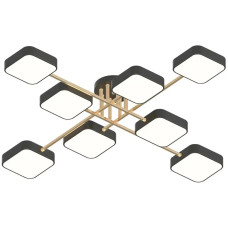 Люстра светодиодная LED потолочная Valeso V XI3350-8 GREY+FGD 144W