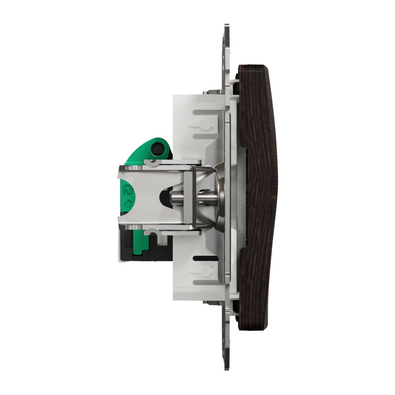 Розетка комп'ютерна RJ45 CAT 5E UTP Венге Sedna Elements Schneider Electric SDD181451