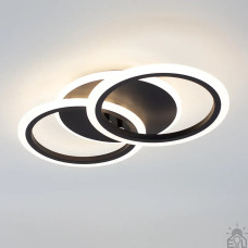 Cвітлодіодна люстра MOKA 60W 3R 440x250x70-BLACK-220-IP20 Esllse