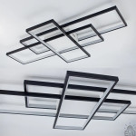 Керована світлодіодна люстра SVEN 110W 3S SMART 900x500x80-BLACK/WHITE-220-IP20 Esllse