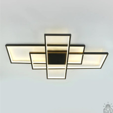 Керована світлодіодна люстра SVEN 125W 3S SMART 1100x600x80-BLACK-220-IP20 Esllse