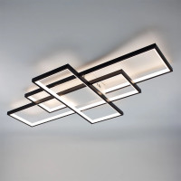 Керована світлодіодна люстра SVEN 125W 3S SMART 1100x600x80-BLACK/WHITE-220-IP20 Esllse