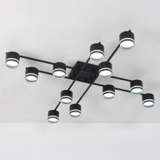 Люстра спот GELA 12xGX53 S-1100x1100x140-BLACK-IP20 Esllse