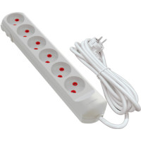 Удлинитель бытовой б/у 6 гнезд на 5 метров NEOMAX NX500605