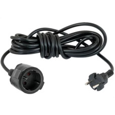 Удлинитель бытовой с/з 1 гнездо на 5 метров черный NEOMAX NX511105