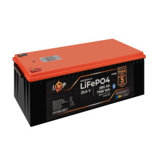 Акумулятор LP LiFePO4 25,6V - 280 Ah (7168Wh) (BMS 200A/200А) пластик Smart BT