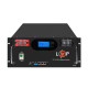 Акумулятор LP LiFePO4 51,2V - 120 Ah 6000Wh (Smart BMS 100A) с LCD RM AB RS485/CAN