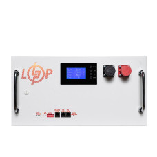 Аккумулятор LP LiFePO4 51,2V - 230 Ah (11776Wh) (BMS SP 200A/100A) RM RS485/CAN LCD WH