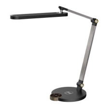 Лампа настільна світлодіодна Sirius 9W з бездротовою зарядкою 2800К-5600К матовий чорний IP20 BL-113