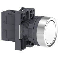 Кнопка ХА2 с нажатием тайком белого цвета с пружинным возвратом, 1NO (XA2EA11)