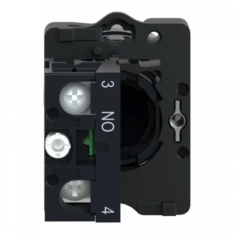 Кнопка ХА2 з натисканням потай чорного кольору з пружинним поверненням, 1NO (XA2EA21)