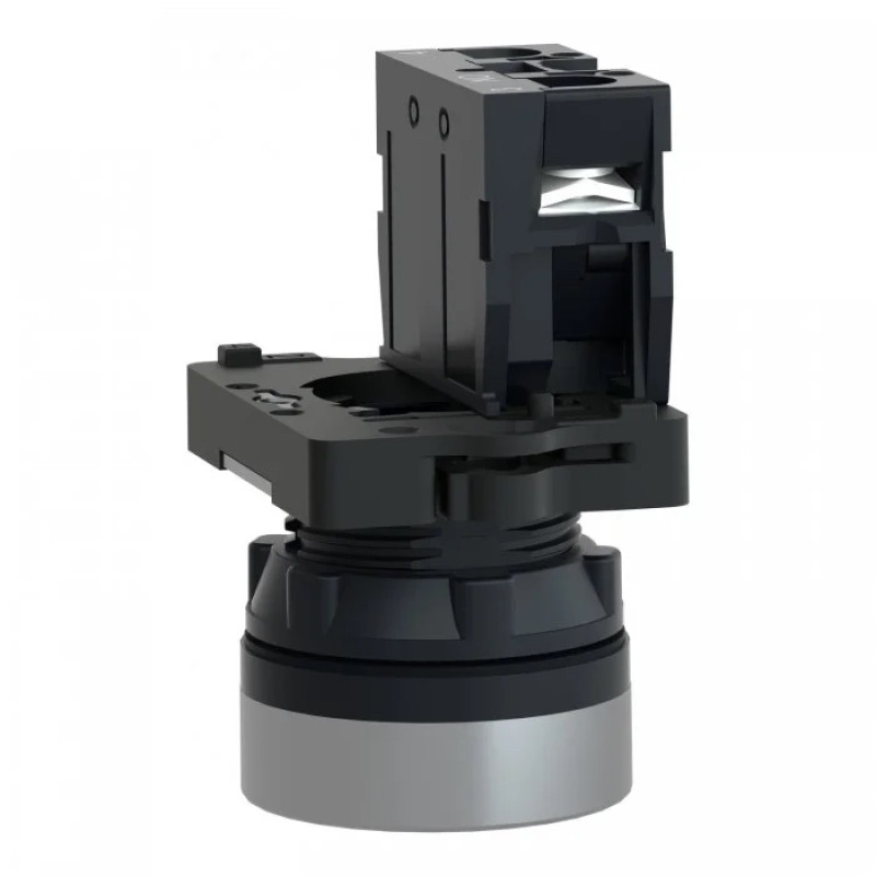 Кнопка ХА2 з натисканням потай чорного кольору з пружинним поверненням, 1NO (XA2EA21)