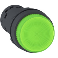 Кнопка с подсветкой Schneider Electric Кнопка 22 мм 230В зеленая XB7NW33M1