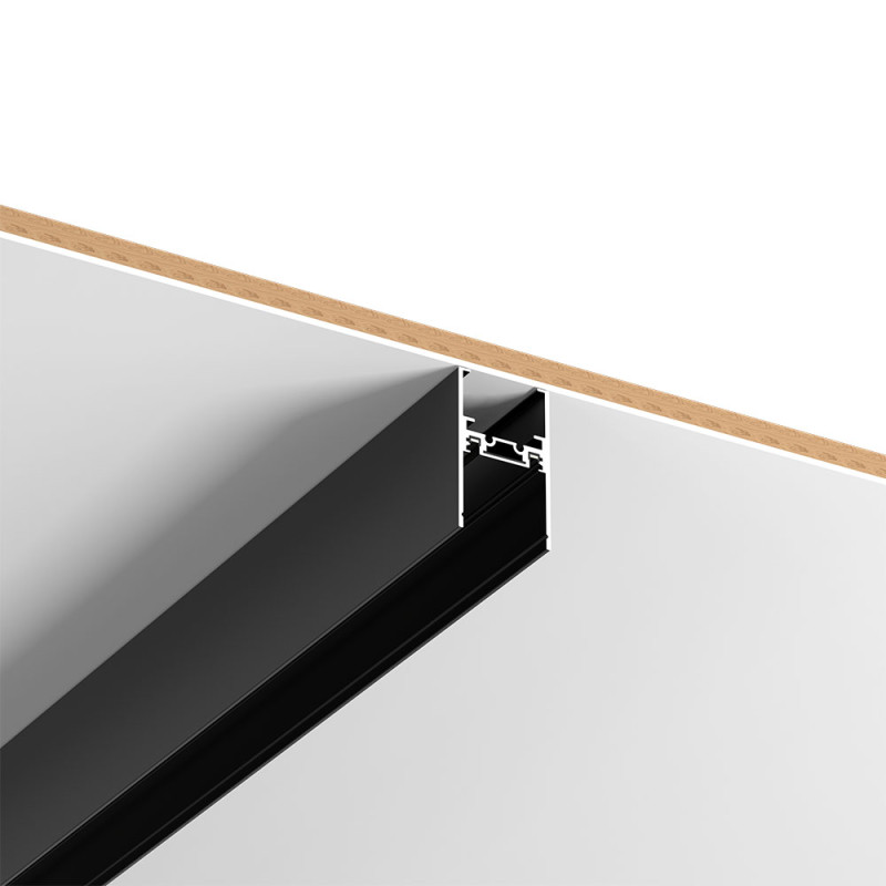 Шинопровод магнитный DTT накладной (подвесной) 2м черный Violux ( 320143 )