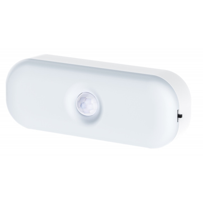 Світлодіодний нічний світильник Luxel з датчиком руху 0,5w IP20 5000K 2 режими роботи + акумулятор