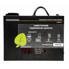Стабилизатор напряжения однофазный Промавтоматика СТАБ 0,4 Black (400 Вт) симисторный
