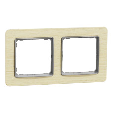 Рамка 2-постовая Береза Sedna Elements SDD380802