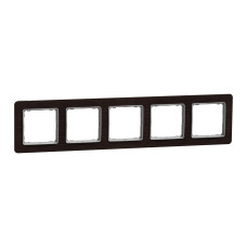 Рамка 5-постовая Венге Sedna Elements Schneider Electric SDD381805