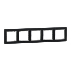 Рамка 5-ти постовое матовое стекло Sedna Elements Schneider Electric SDD362805
