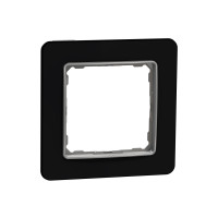 Рамка одинарна чорне скло Sedna Elements Schneider Electric SDD361801