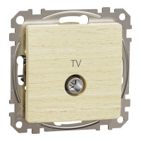 Розетка TV кінцева 4дБ, Береза Sedna Design Schneider Electric SDD180471