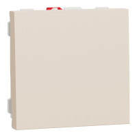 Выключатель 1-клавишный (2 модуля) 10А Unica New Schneider Electric бежевый NU320144