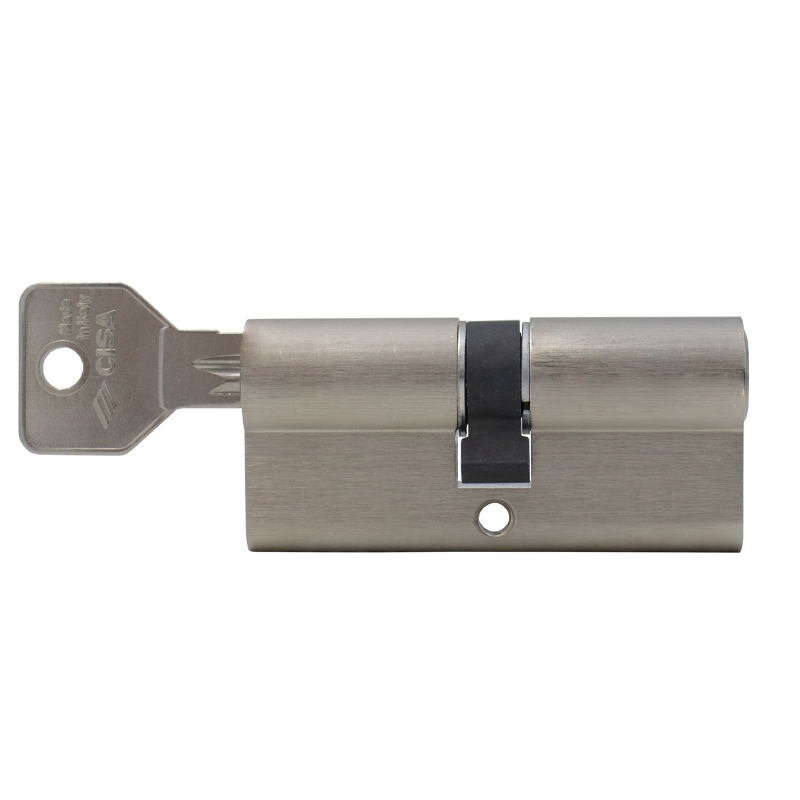 Циліндр CISA C2000 70 (35*35) нікель матовий 3 ключі 