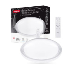 Світильник світлодіодний настінно-постільний Maxus Functional Ceiling light 50 W 3CCT Remote Aura
