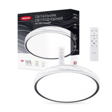Светильник светодиодный настенно-потолочный Maxus Functional Ceiling light 75 W 3CCT Remote Art