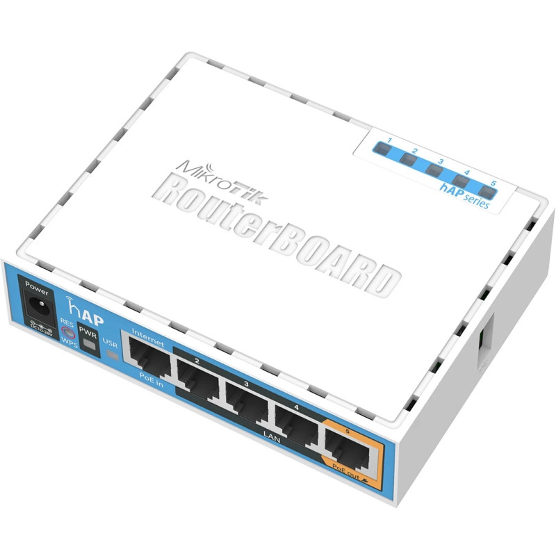 Точка доступу 2.4GHz MikroTik hAP (RB951Ui-2nD) Wi-Fi
