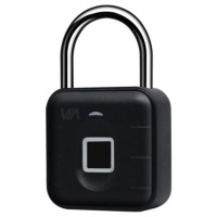 Замок навесной Via Security VL-1F/TB со считывателем отпечатка пальца