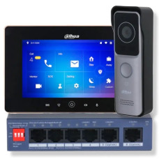 Комплект видеодомофона Dahua KIT(medium)-black