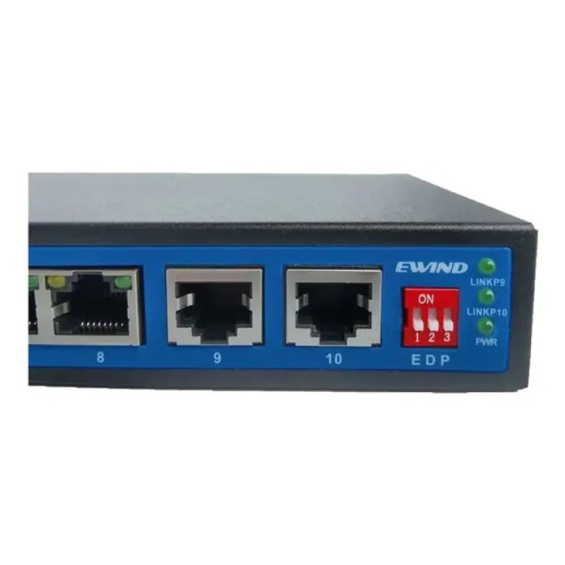 Комутатор 10 портів некерований Ewind EW-S1910CG-DP PoE 