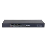 Коммутатор 18 портов управляемый Dahua DH-CS4218-16ET-135 PoE