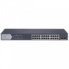 Коммутатор 24 порта управляемый Hikvision DS-3E1526P-SI PoE