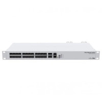 Коммутатор 24 порта управляемый MikroTik CRS326-24S+2Q+RM