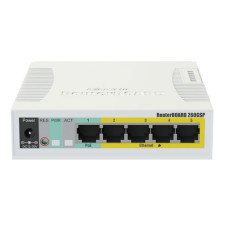 Коммутатор 5 портов управляемый MikroTik RB260GSP (CSS106-1G-4P-1S) PoE